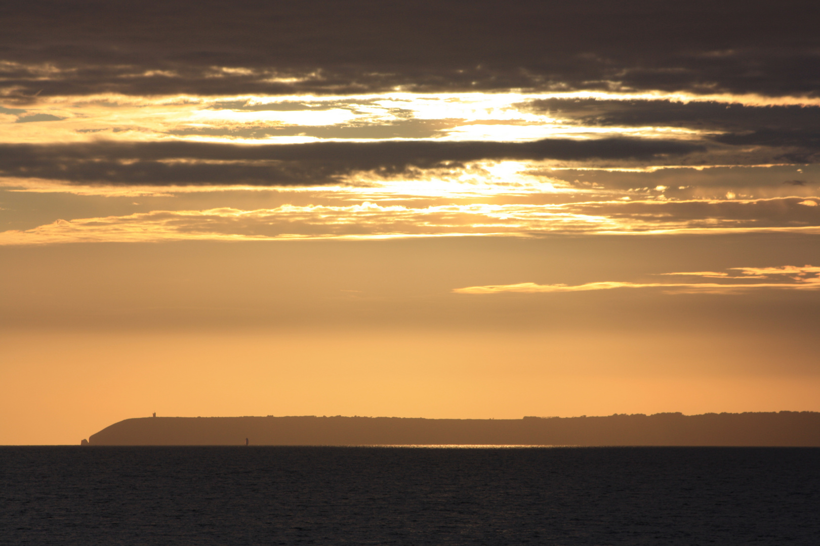 Sonnenuntergang am Pointe Kervel