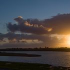Sonnenuntergang am Polder Breebaart/ NL