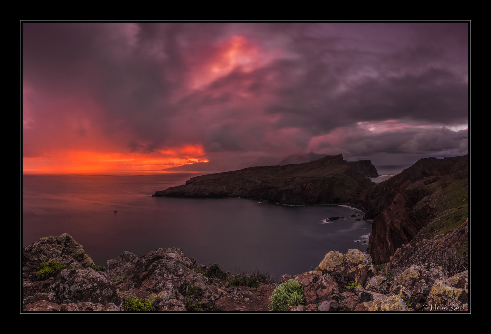 Sonnenuntergang am Ponta de São Lourenço