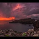 Sonnenuntergang am Ponta de São Lourenço