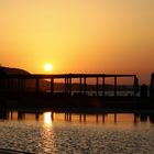 Sonnenuntergang am Pool (Kreta)