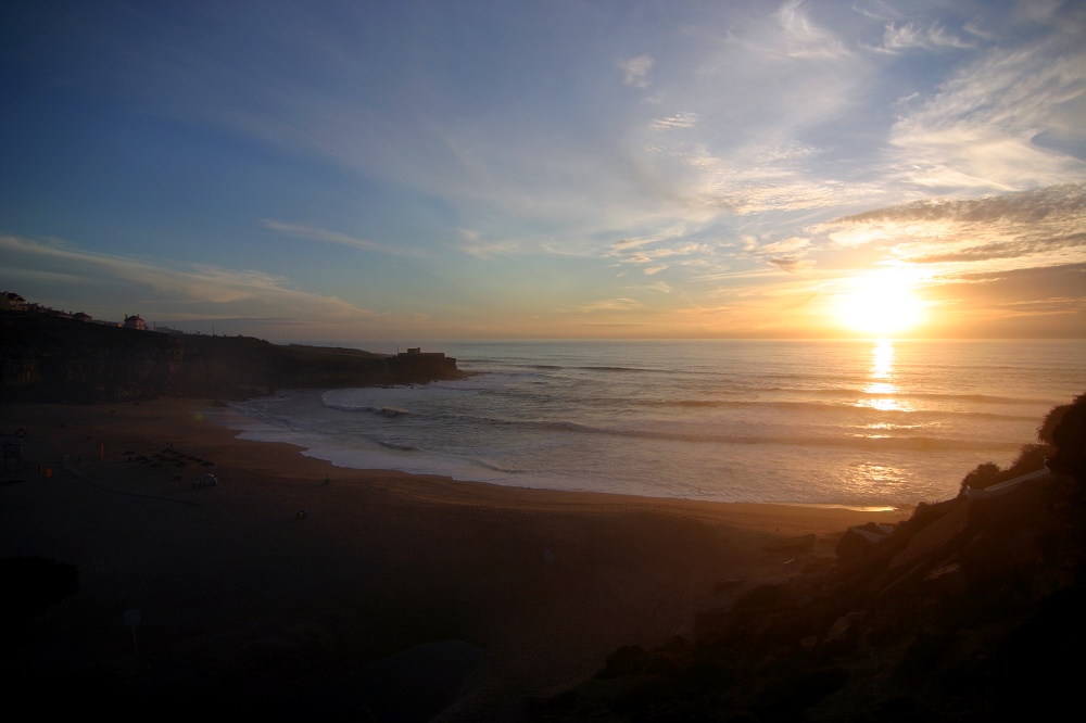 Sonnenuntergang am Praia de São Lourenço