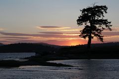 Sonnenuntergang am Puget Sound...