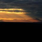 Sonnenuntergang am Rand der Highlands
