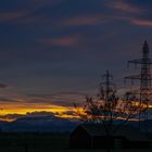 Sonnenuntergang am Rande von Wien