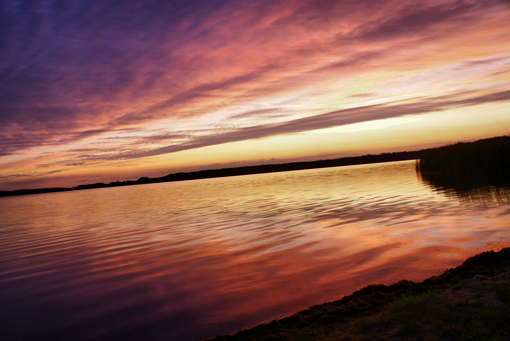 Sonnenuntergang am Rangsdorfer See