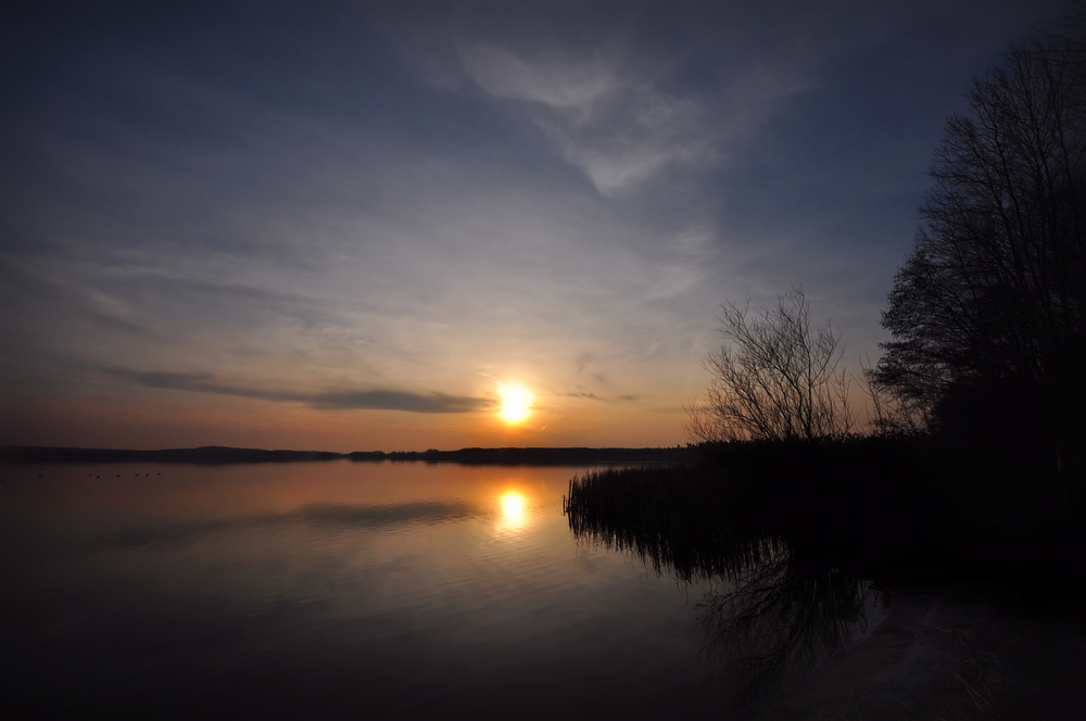 Sonnenuntergang am Rangsdorfer See