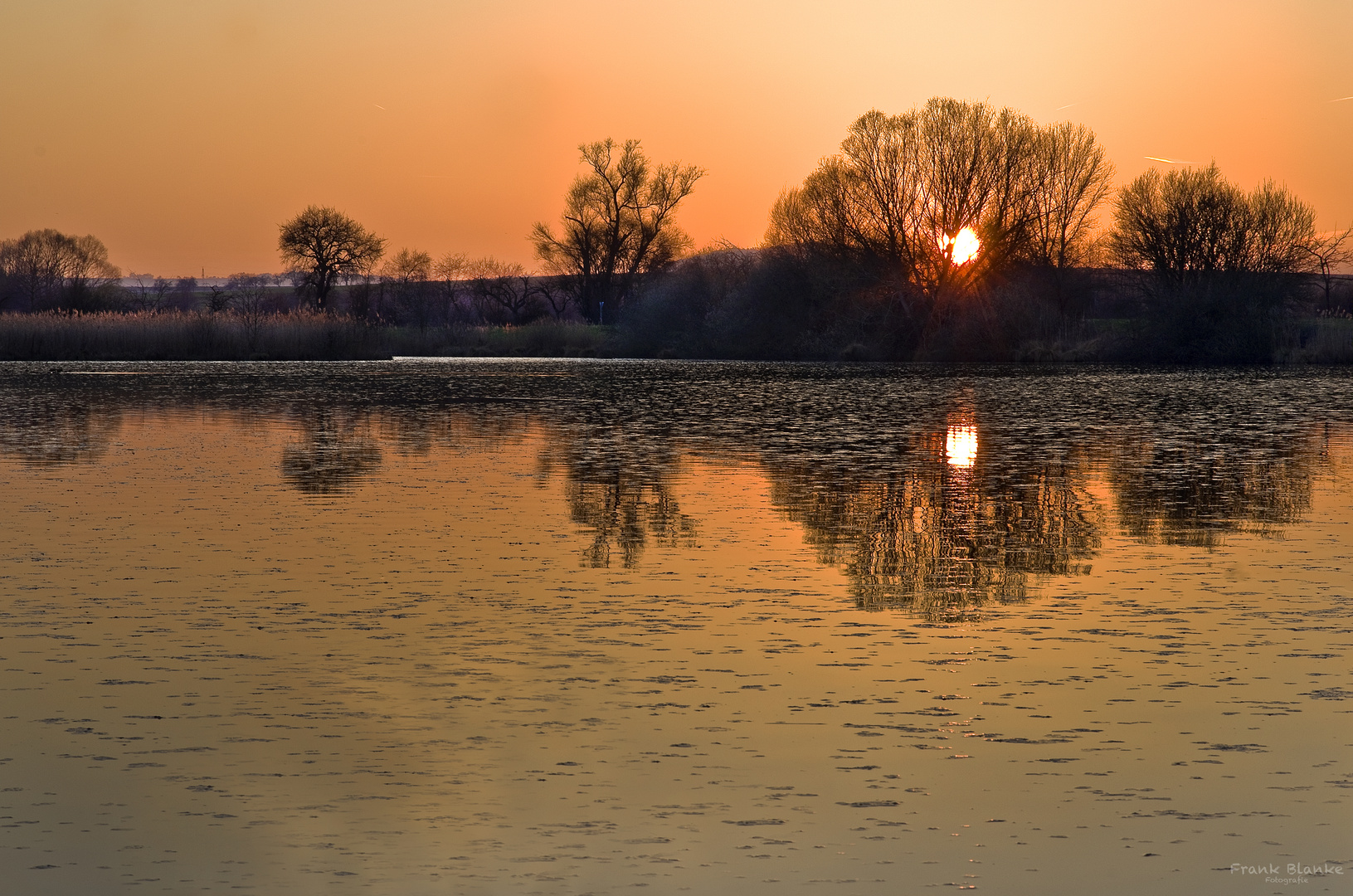 Sonnenuntergang am Reinheimer Teich 2