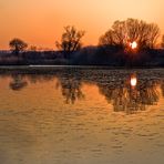 Sonnenuntergang am Reinheimer Teich 2