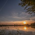 Sonnenuntergang am Reinheimer Teich (Odenwald)