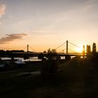 Sonnenuntergang am Rhein