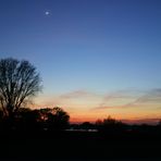 Sonnenuntergang am Rhein 1