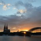 Sonnenuntergang am Rhein *1