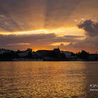 Sonnenuntergang am Rhein