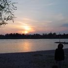 Sonnenuntergang am Rhein 2