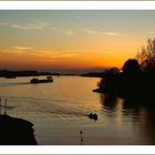 Sonnenuntergang am Rhein 21.4.2023