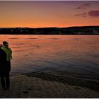 Sonnenuntergang am Rhein