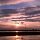 Sonnenuntergang am Rhein