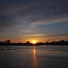 Sonnenuntergang am Rhein