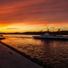 Sonnenuntergang am Rhein