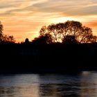 Sonnenuntergang am Rhein