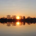 Sonnenuntergang am Rhein