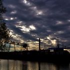 Sonnenuntergang am Rhein