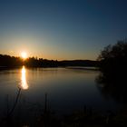 Sonnenuntergang am Rhein