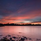 Sonnenuntergang am Rhein