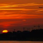 Sonnenuntergang am Rhein