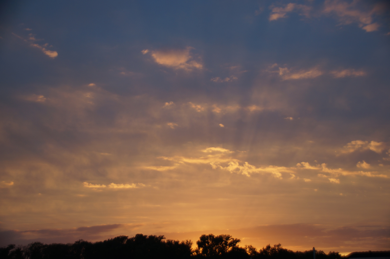 Sonnenuntergang am Rhein