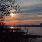 Sonnenuntergang am Rhein