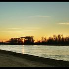 Sonnenuntergang am Rhein