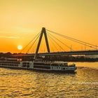 Sonnenuntergang am Rhein