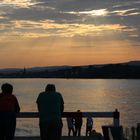 Sonnenuntergang am Rhein