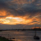 Sonnenuntergang am Rhein