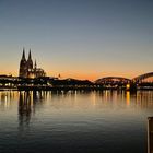 Sonnenuntergang am Rhein