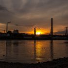 Sonnenuntergang am Rhein