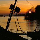 Sonnenuntergang am Rhein