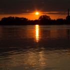 Sonnenuntergang am Rhein