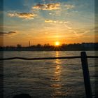 Sonnenuntergang am Rhein