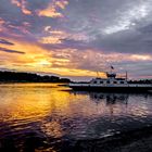 Sonnenuntergang am Rhein