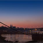 Sonnenuntergang am Rhein