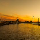 Sonnenuntergang am Rhein