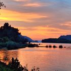Sonnenuntergang am Rhein 