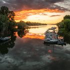 Sonnenuntergang am Rhein