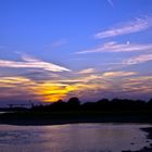 Sonnenuntergang am Rhein