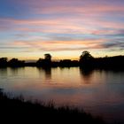 Sonnenuntergang am Rhein 