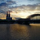 Sonnenuntergang am Rhein