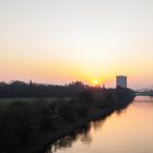 Sonnenuntergang am Rhein-Herne-Kanal